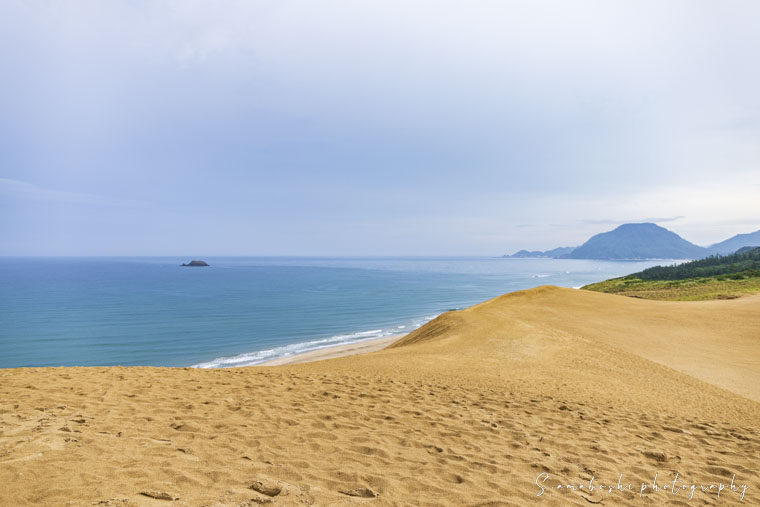 鳥取砂丘と海