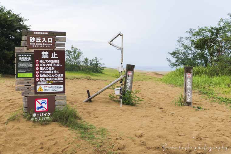 鳥取砂丘の入り口