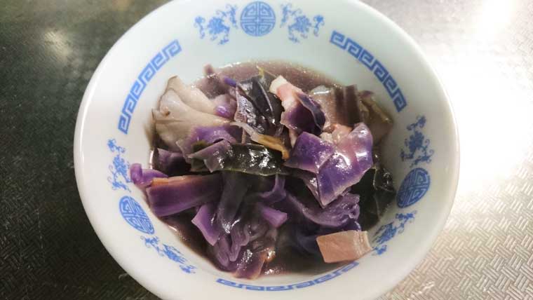 紫キャベツスープ