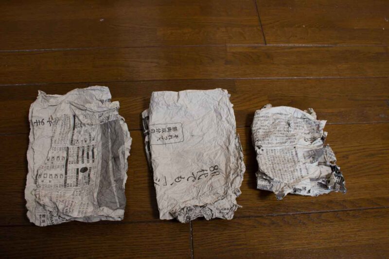 新聞紙からトイレットペーパー