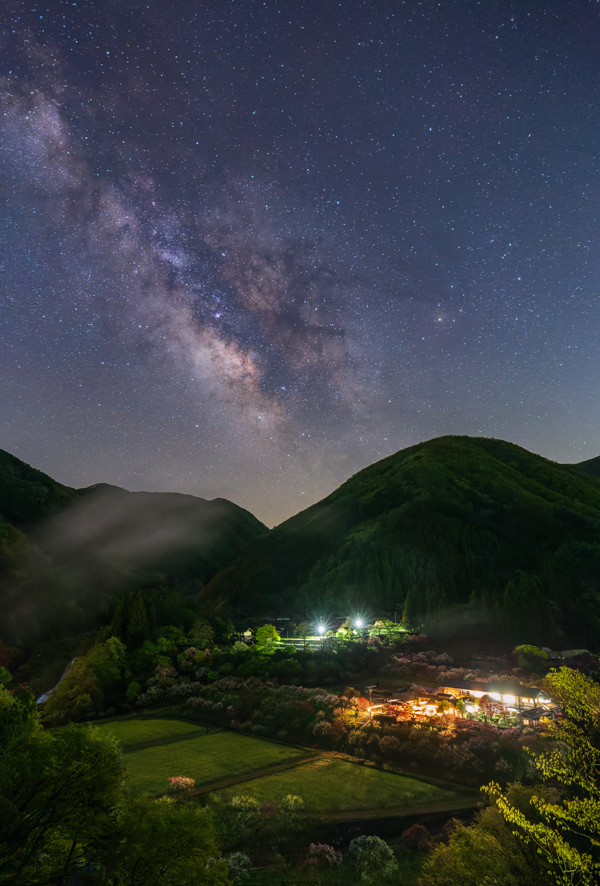 阿智村の星空写真
