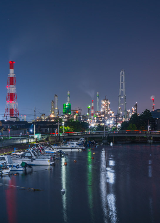 四日市工場夜景、相生橋