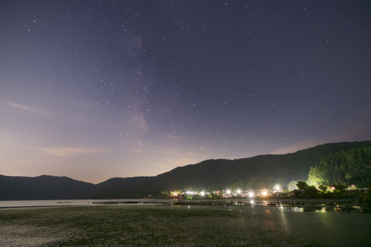 余呉湖の星