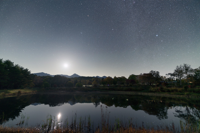 まるやち湖の星空