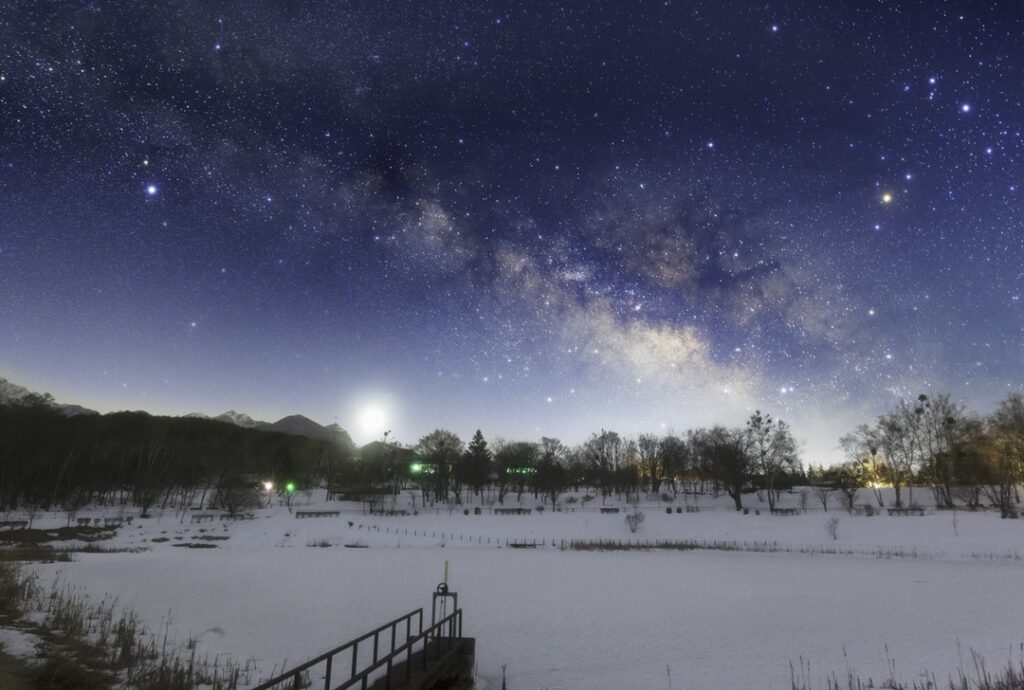 まるやち湖の星空