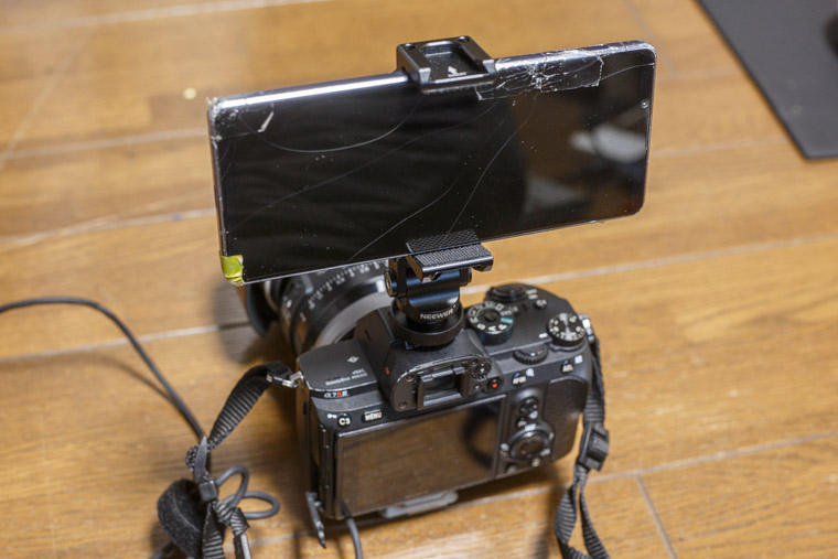 スマホ三脚マウントアダプター