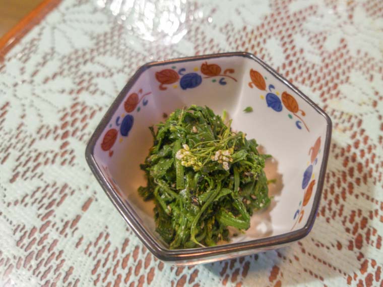 ナズナの胡麻和え