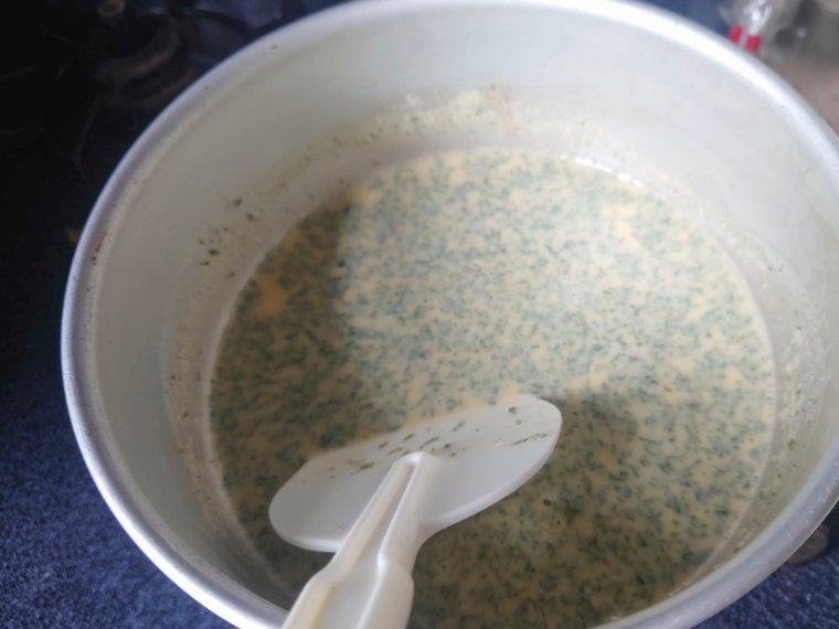 チョコミントアイスを作る